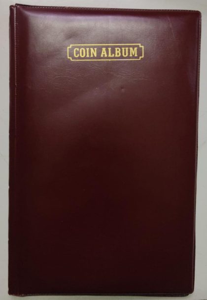 Medium Coin Album without coin holders-Fine Quality-Fresh Stock 10 Pages /150 capacity