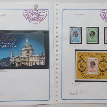 Royal Wedding - St Lucia (set of 2)