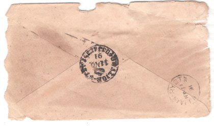 242.AGAR 10 NO.91 Used Covers - Image 2
