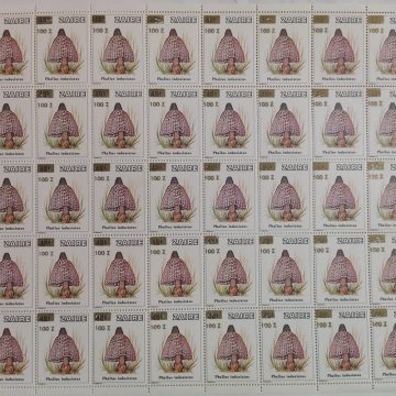 Zaire Phallus indusiatus - FULL SHEET 40 STAMPS