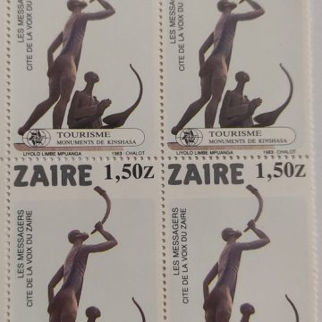 Zaire Tourism Monument De Kinshasa - Block of 4