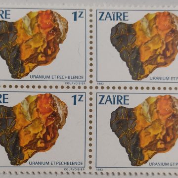 Zaire Uraniam Et Pechblende - Block of 4