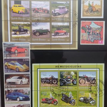 Motor vehicle used stamps (29 stamps)