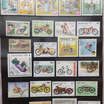Motor vehicle used stamps (25 stamps)