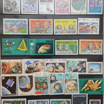 space used stamps (30 stamps)