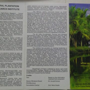 ICAR-Central Plantation Crops Research Centenary . (Set of 2) (BR)