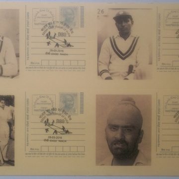 Cricket postcard BLK-4