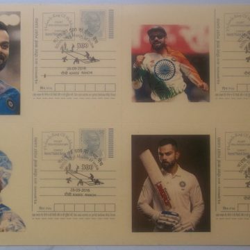 Cricket postcard BLK-4