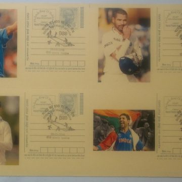 Cricket postcard BLK-4
