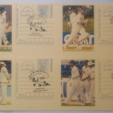 Cricket postcard BLK-4