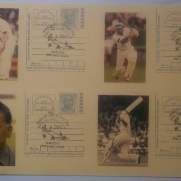 Cricket postcard BLK-4