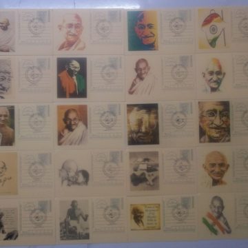 Gandhi postcard  New delhi 1 set of 20