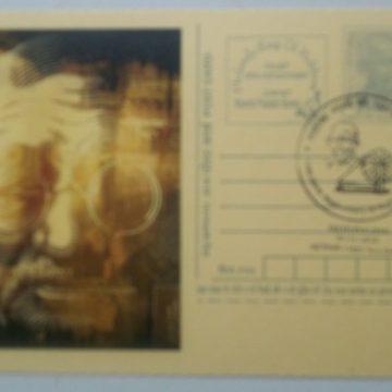 Gandhi postcard  New delhi 2
