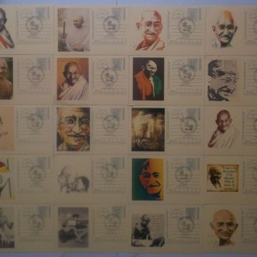 Gandhi postcard  New delhi 2 set of 20