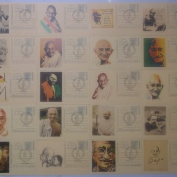 Gandhi postcard  New delhi 3 set of 20