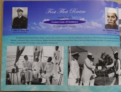 Acommemoration of Presidential  Fleet Reviews Book (Signed) Presentation Pack - Image 2