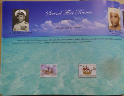 Acommemoration of Presidential  Fleet Reviews Book (Signed) Presentation Pack - Image 3