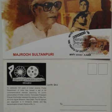 Majrooh Sultanpuri (100 Years of Indian Cinema) Maxim Card