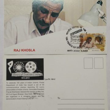 Raj Khosla (100 Years of Indian Cinema) Maxim Card