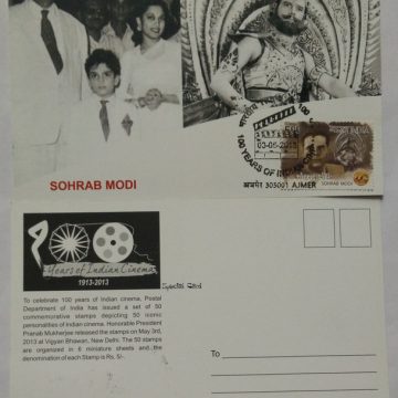 Sohrab Modi (100 Years of Indian Cinema) Maxim Card