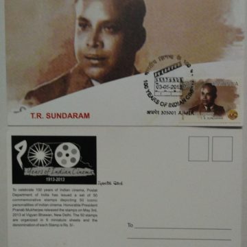 T.R. Sundaram (100 Years of Indian Cinema) Maxim Card