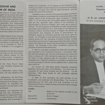 Dr. B. R. Ambedkar & Constitution of India Personality, Constitution, Jurist, Politician, Philosopher, Anthropologist, Historian, Economist, Bharat Ratna, Parliament, Flag (SBR)