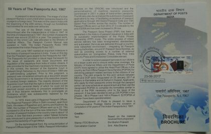 50 Years of The Passport Act  (SBR)
