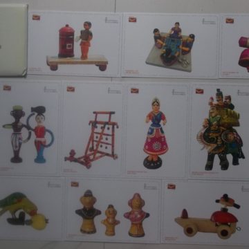 Treditional Toys of India set of 12 Maxicards