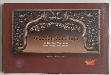 Wodden Carvings at Karanji Mansion Mysore Maxi Cards