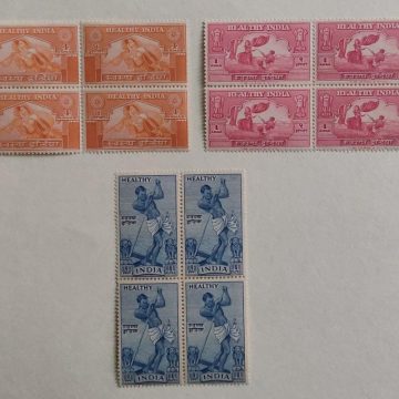 Healthy India Set of 3 (Block of 4)