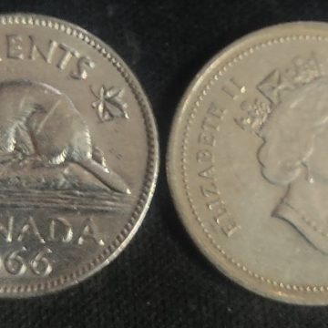 5 Cents Canada 1966 Elizabeth II D.G Regina