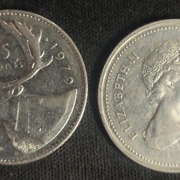 25 Cents Canada 1979 Elizabeth II D.G. Regina