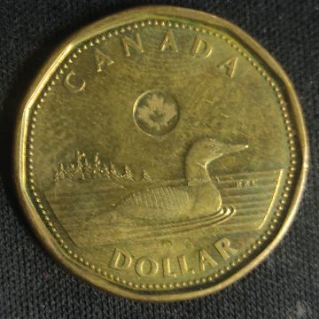 1 DOLLAR CANADA 2013 Elizabeth II D.G Regina (used)