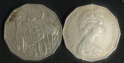 Australia 50 cent 1980(used)