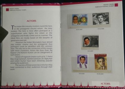 Indian Cinema Through Postage Stamps Presentation Pack - Image 5