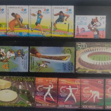 Theme collection of Commonwealth Gemes 2008(Pune) & 2010 (New Delhi) 13 Stamps