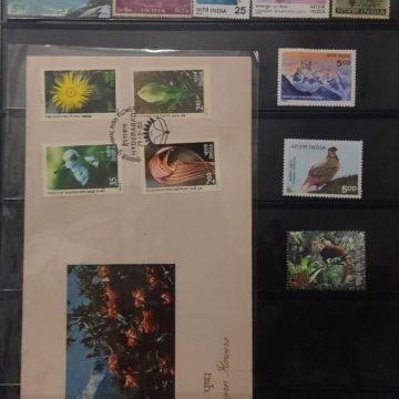 Theme collection of Sikkim 9 Stamps