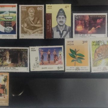 Theme collection of Arunachal PradeshMeghalayaMizoram &Tripura 12 Stamps