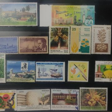 Theme collection of Research in India 16 Stamps