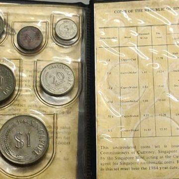 1984 Uncirculated coin set (The year of the rat)