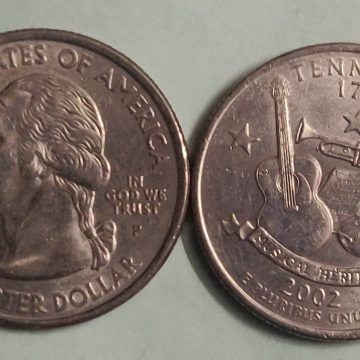 United States Quarter Dollar Tennessee State 1 Coin (# 16/50) Used