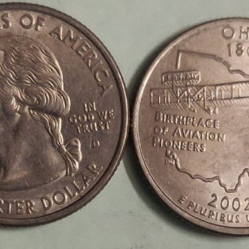 United States Quarter Dollar Ohio State 1 Coin (# 17/50) Used