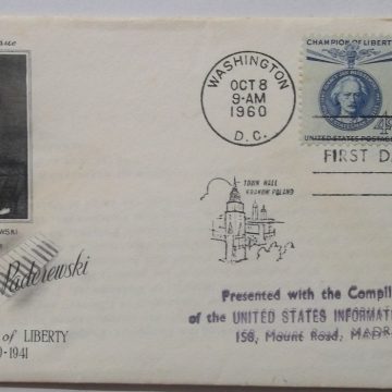 Champion of Liberty Washington 1960 (Foreign FDC)