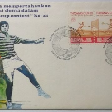 Indonesia Mempertahankan supremasi dunia dalam thomas cup contest 1979 (Foreign FDC)