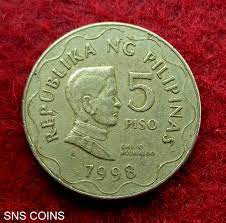 PILIPINAS  5 PISO 1998(used)