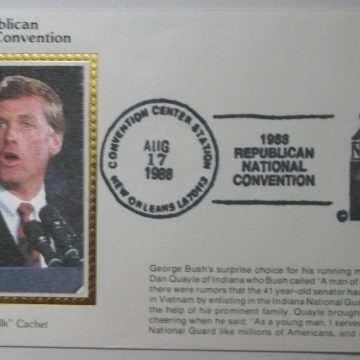 Republican National Convention Colorano 'Silk' Cachet 1988(Foreign FDC)