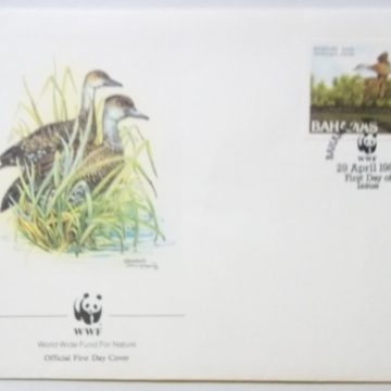 World Wide Fund For Nature BAHAMAS WHISTLING DUCK (1) (Foreign First day cover)