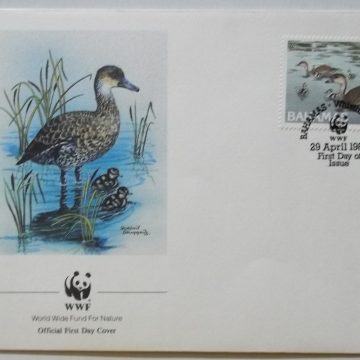World Wide Fund For Nature BAHAMAS WHISTLING DUCK (2) (Foreign First day cover)