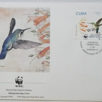 World Wide Fund For Nature CUBA (1) (Foreign First day cover)