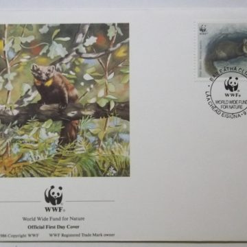 World Wide Fund For Nature LAA CHEAD EISIUNA (3) (Foreign First day cover)